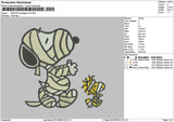 Snoopy Bandage V2 Embroidery File 6 sizes