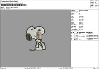 Snoopy Coke 03 Embroidery File 6 sizes