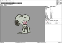 Snoopy Drpapper 03 Embroidery File 6 sizes