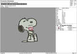 Snoopy Drpapper 03 Embroidery File 6 sizes