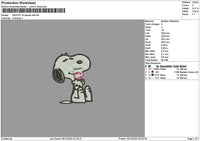 Snoopy Drpapper 03 Embroidery File 6 sizes