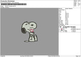 Snoopy Drpapper 03 Embroidery File 6 sizes
