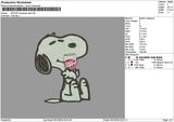 Snoopy Drpapper 03 Embroidery File 6 sizes