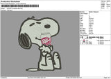 Snoopy Drpapper 03 Embroidery File 6 sizes