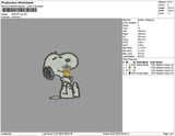 Snoopyice Embroidery File 6 sizes