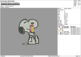 Snoppy Poppi Embroidery File 6 sizes