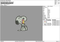 Snoppy Poppi Embroidery File 6 sizes