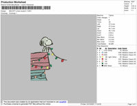 Snoopy Couples  Xmas V4 Embrtoidery File 4 size