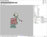 Snoopy Couples  Xmas V4 Embrtoidery File 4 size