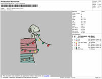 Snoopy Couples  Xmas V4 Embrtoidery File 4 size