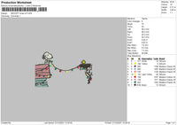 Snoopy Xmas V4 Embrtoidery File 4 size
