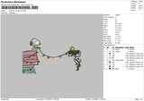 Snoopy Xmas V4 Embrtoidery File 4 size