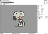 Snoopy Papper Embroidery File 6 sizes