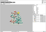 Snowmans 2810 Embroidery File 6 sizes
