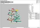 Snowmans 2810 Embroidery File 6 sizes