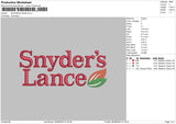 Synders L Embroidery File 6 sizes