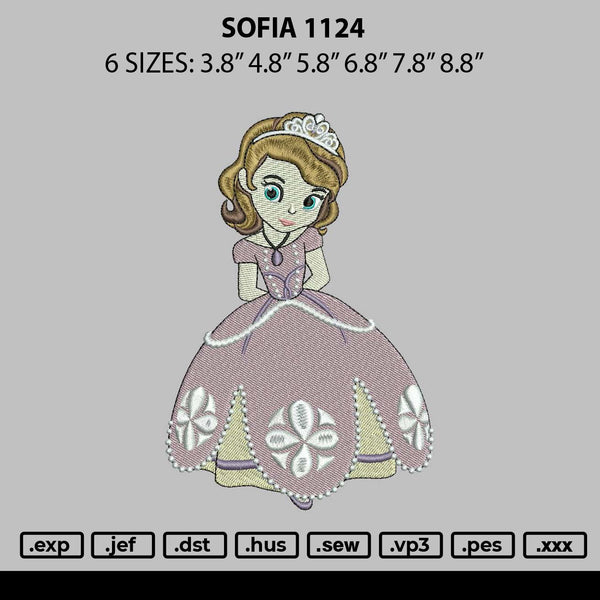 Sofia 1124 Embroidery File 6 sizes