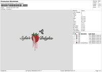 Sofiastext Embroidery File 6 sizes