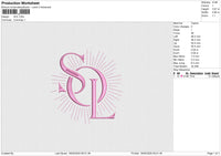 SOL Embroidery File 4 size