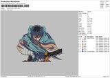 Solo Leveling Embroidery Machine File