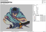 Solo Leveling Embroidery Machine File