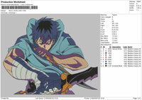 Solo Leveling Embroidery Machine File