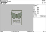 Soltotext Embroidery File 6 sizes