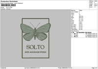 Soltotext Embroidery File 6 sizes