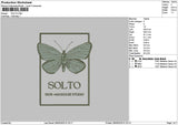 Soltotext Embroidery File 6 sizes