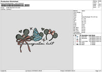 Mickeyblue 001 Embroidery File 6 sizes