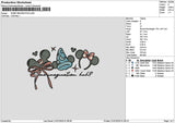 Mickeyblue 001 Embroidery File 6 sizes
