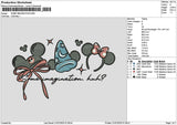 Mickeyblue 001 Embroidery File 6 sizes