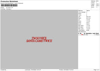 Nicetext 01 Embroidery File 6 sizes