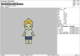 Sonny Duck Embroidery File 6 sizes