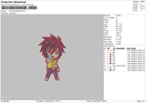 Sora Wearing Embroidery File 4 size