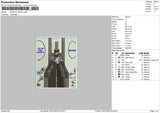 Sosuke Aizen Embroidery File 4 size