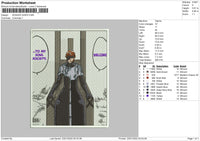 Sosuke Aizen Embroidery File 4 size