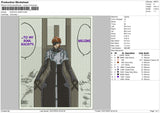 Sosuke Aizen Embroidery File 4 size