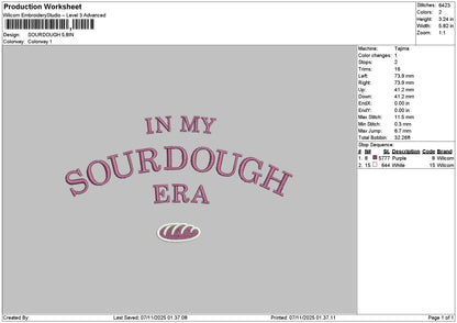Sourtext0711 Embroidery File 6 sizes