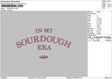 Sourtext0711 Embroidery File 6 sizes