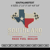 Southlandtext Embroidery File 6 sizes