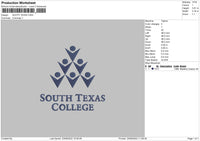 South Texas Embroidery File 5 sizes