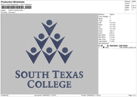 South Texas Embroidery File 5 sizes