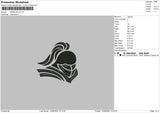Spartan V2 Embroidery File 4 sizes