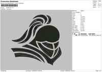 Spartan V2 Embroidery File 4 sizes