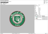 Speed Cola Embroidery File 6 sizes