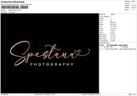 Spestana Embroidery File 5 sizes