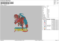 Spider2712 Embroidery File 6 sizes