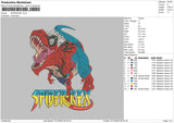 Spider2712 Embroidery File 6 sizes