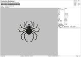 Spider2609 Embroidery File 6 sizes